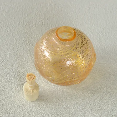 Glass Furidashi Marugata Ginsai Kaimon