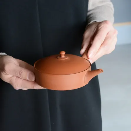 Junzō Shudei Hiragata Kittate Kyusu