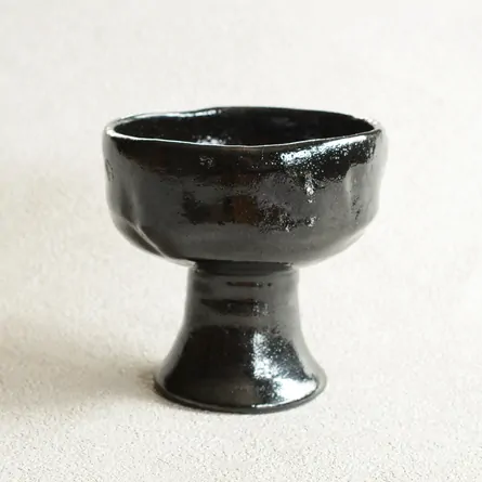 Kuro Raku Chawan Bajōhai