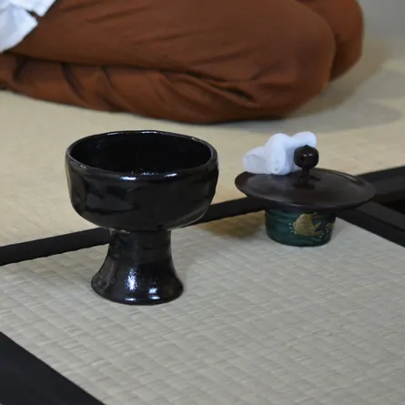 Kuro Raku Chawan Bajōhai