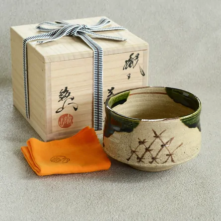 Oribe Chawan Matsumoto Tetsuzan 