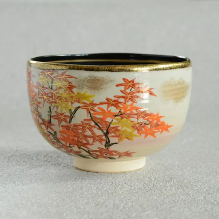 Chawan Kenzan Uchiguro Sagano Kōyō