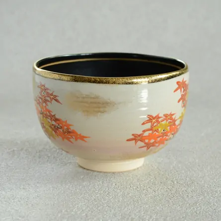 Chawan Kenzan Uchiguro Sagano Kōyō