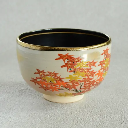 Chawan Kenzan Uchiguro Sagano Kōyō