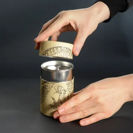 Rinpa Dragon Tea Caddy