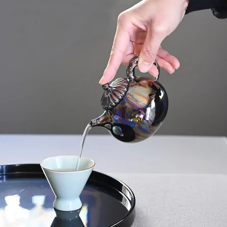Yutaka Tsuya Ushirode Kyusu Black Agate