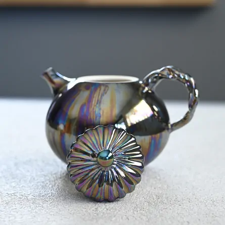 Yutaka Tsuya Ushirode Kyusu Black Agate