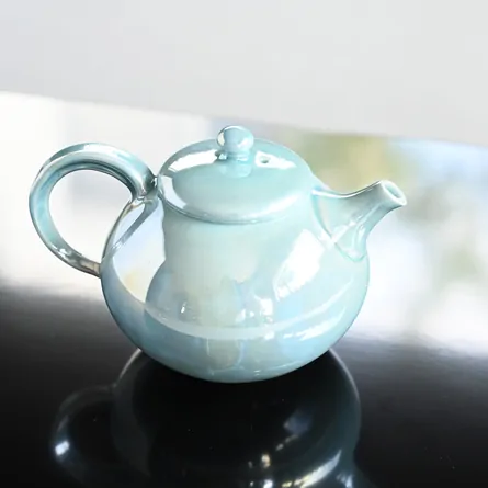Tsuya Ushirode Kyusu Aquamarine