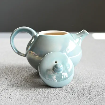 Tsuya Ushirode Kyusu Aquamarine