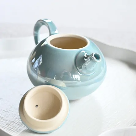 Tsuya Ushirode Kyusu Aquamarine