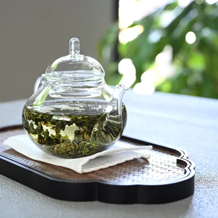 Pear Glass Teapot