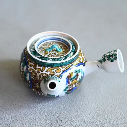 Ko Kutani Style Yokode Kyusu
