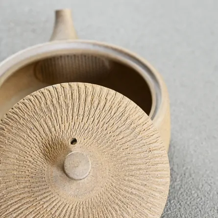 Gyokkō Yakishime Hiragata Biri Kyusu