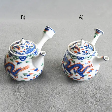Shōami Iroe Ryūhō Yokode Kyusu