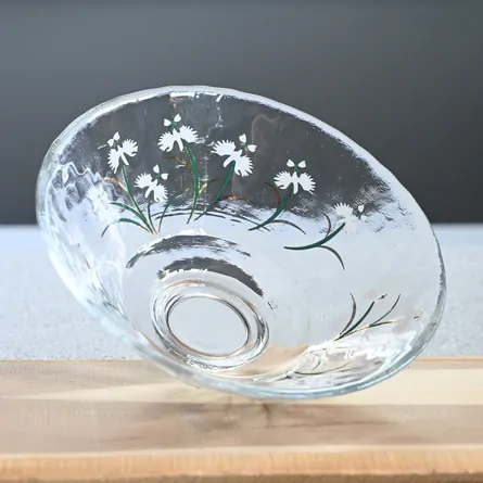 Glass Hira Chawan Sagigusa