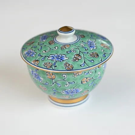 Seiemon  Green dami Karakusa Futatsuki Kumidashi Cup 