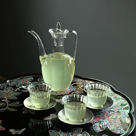 Glass Tall Teapot
