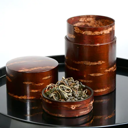 Cherry Bark Tea Caddy Muji