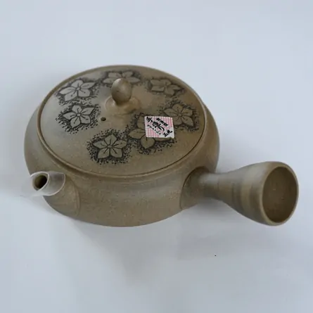 Gyokko Yakishime Bellflower Kyusu