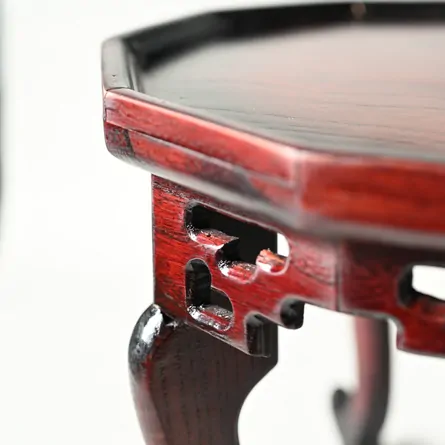 Twelve-Sided Serving Table with Tiger-Feet Legs