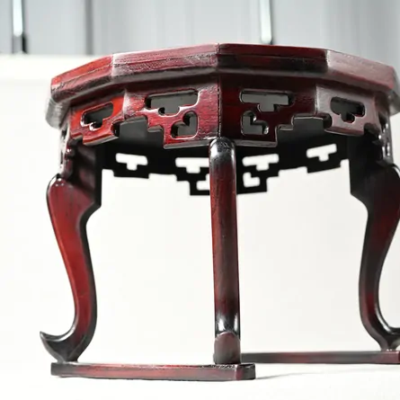 Twelve-Sided Serving Table with Tiger-Feet Legs
