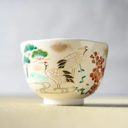 Chawan Ninsei Shōchikubai ni Tsuru