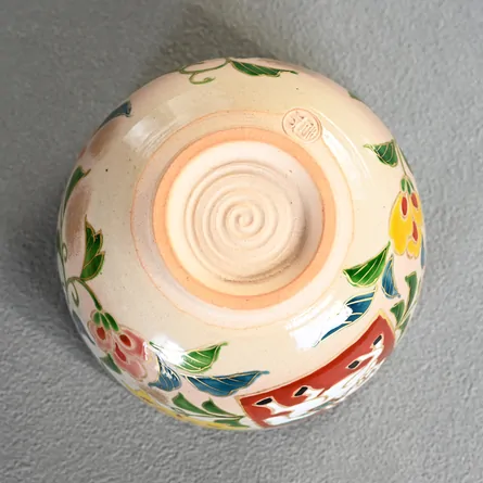 Chawan Kenzan Uchiguro Karahana ni Hakuba