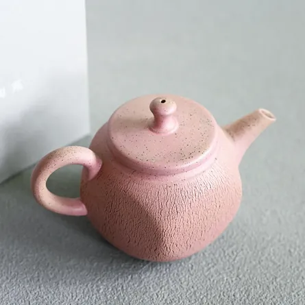 Jinshu Pink Arashi Shibori Kyusu