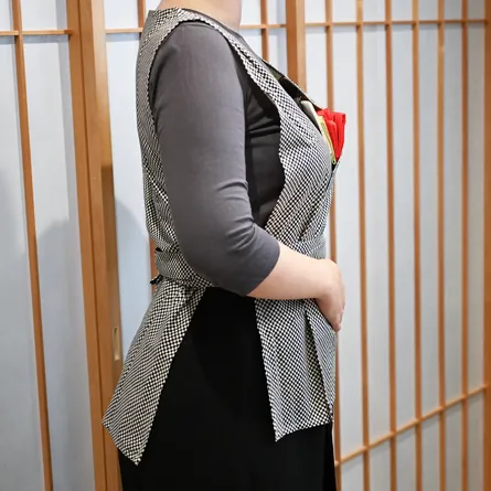 Tea Ceremony Practice Vest Navy
