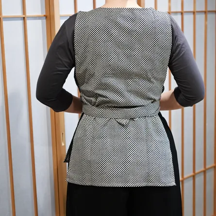 Tea Ceremony Practice Vest Navy