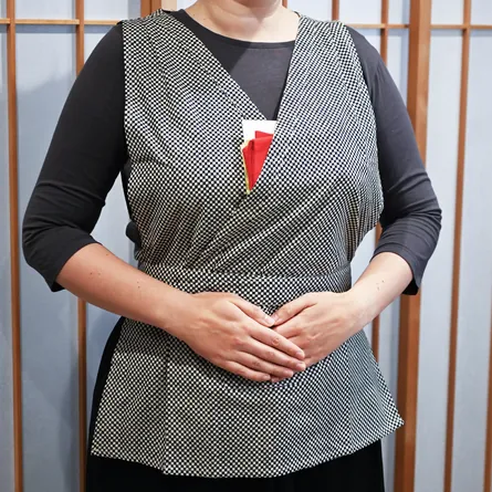 Tea Ceremony Practice Vest Navy