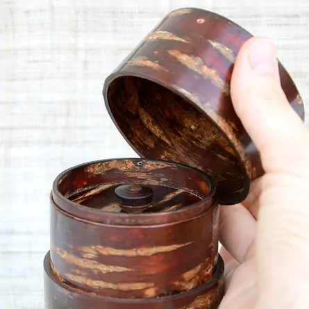 Cherry Bark Tea Caddy Muji Medium