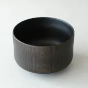 Chawan Keyaki Rakugata Kuro