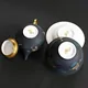 Platinum Morikin Budouzu Aochibumon Teaset
