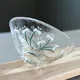 Glass Hira Chawan Sagigusa