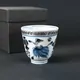 Kutani Sometsuke Ginsai Takarazukushi Senchawan